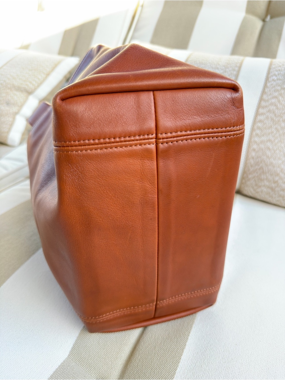 COACH Vintage Clutch Wristlet 9971 British Tan Glovetanned Leather with Hang tag - Picture 9 of 11